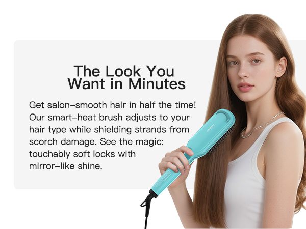 Hair Straightener Brush