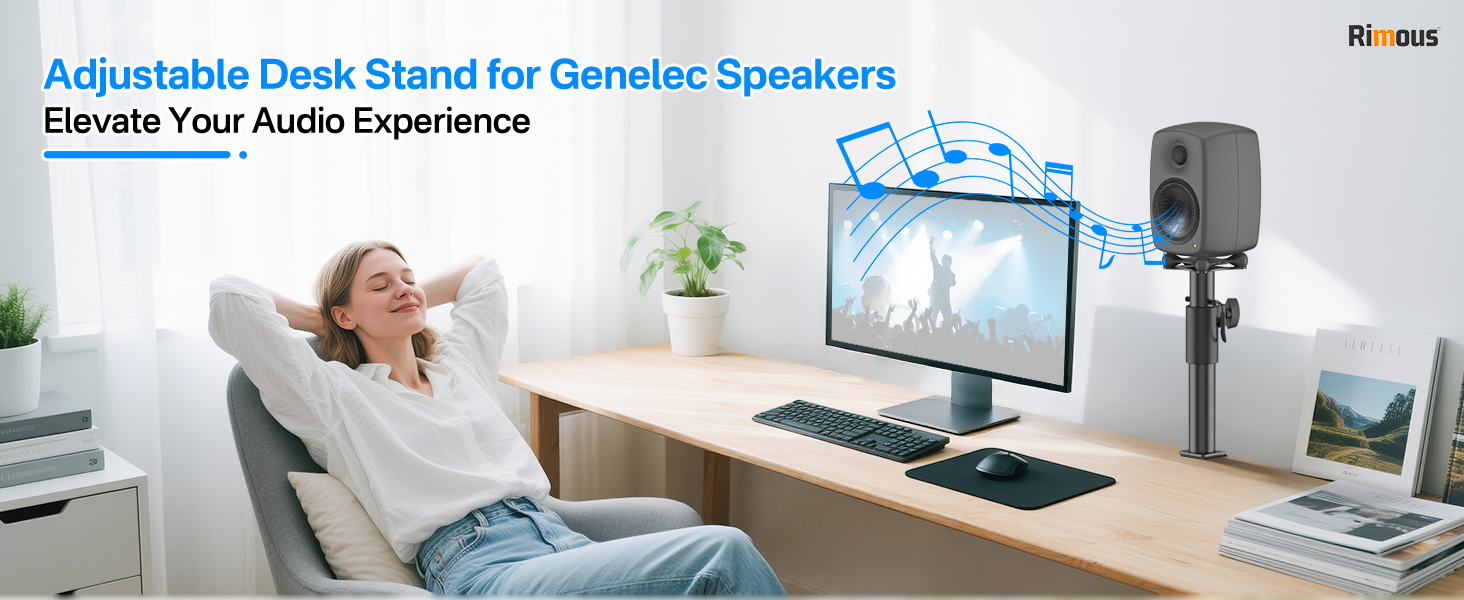 Desktop Speaker Stands for Genelec G1