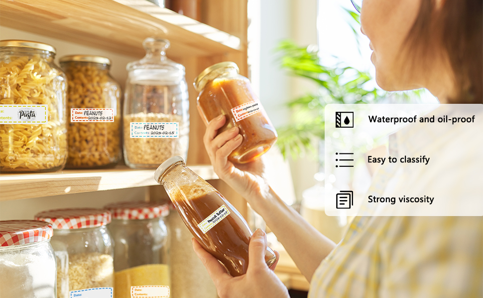 Removable Food Freezer Labels,