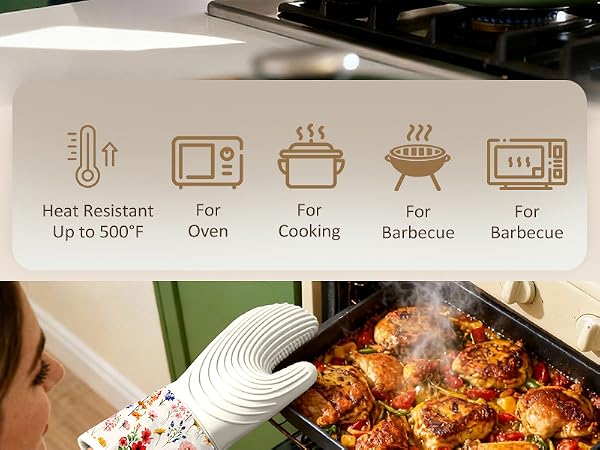 Silicone Oven Mitts