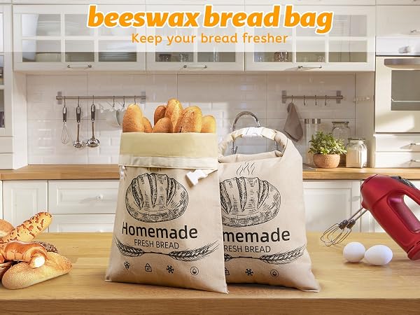 beeswax bread bag