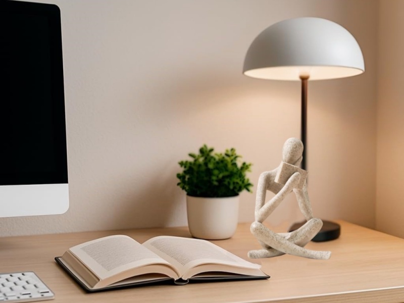 reading book thinker