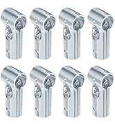 Fanmao 8 Sets T Pipe Clamp Connector Tee Clamp for 1" EMT Structural Pipe Fitting, 3/32" Thick