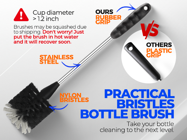 bottle brush water bottle cleaner brush straw cleaner brush