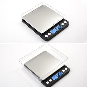 a digital scale with a digital display.