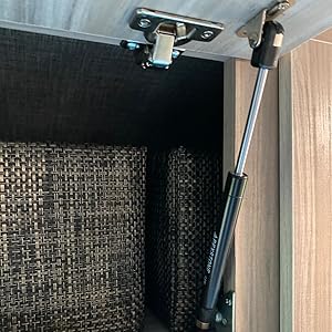 100N black gas struts