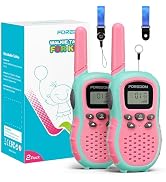 FOREDOM Walkie Talkies for Kids Walkie Talkies Long Range for Girls Age 3 to 12 Year Old Birthday...