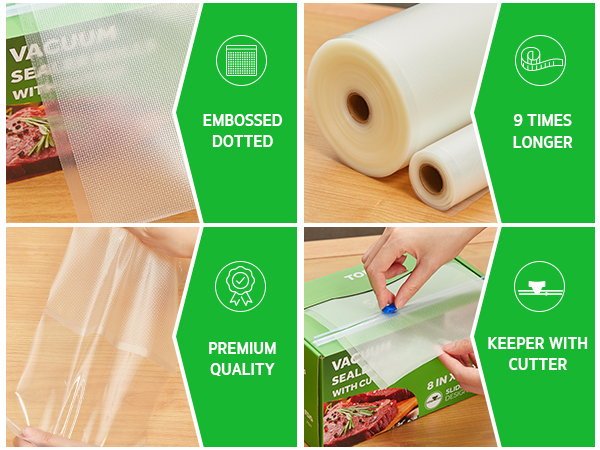 Embossed Dotted Premium Quality 9 times longer Keeper with Cutter