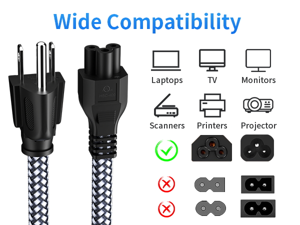 3 Prong Power Cable