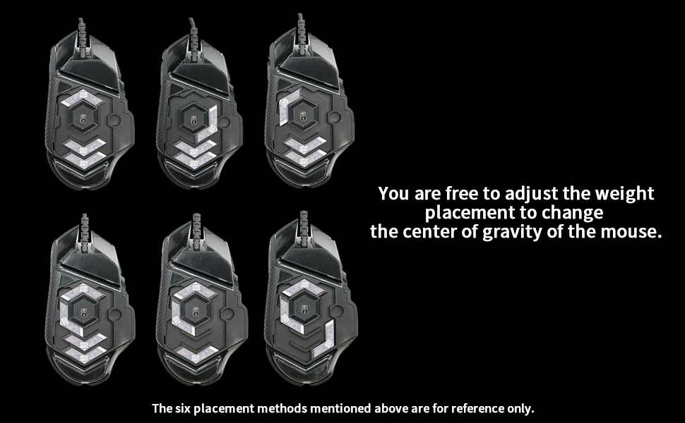 There are multiple ways to install counterweights