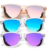 KALIYADI Womens-Sunglasses Polarized Sunglasses-Womens Trendy: Retro Sun Glasses with UV Protecti...