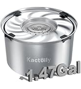 kactoily 1.47 Gal Stainless Steel Dog Water Bowl, 24 Cups Large No Spill Dog Bowl with Floating D...