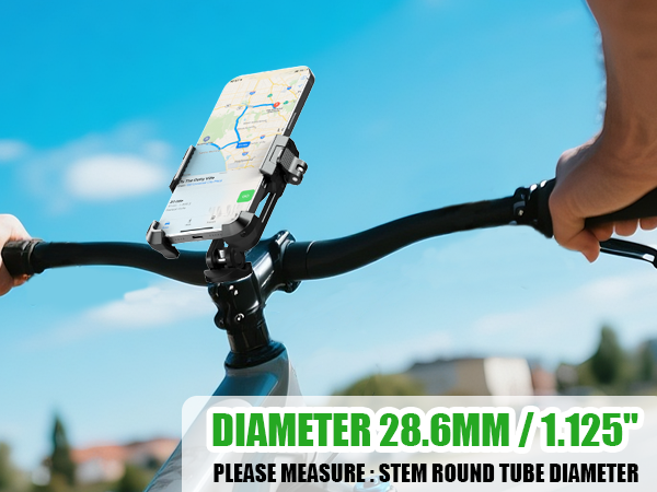Universal bicycle phone holder