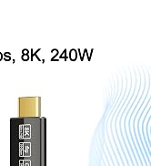 ZIKNYDO USB C Cable 10FT, USBC 3.2 20Gbps Data transfer, 240W Fast Charging Type C to Type C, 4K@...