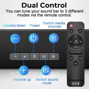 sound bar with 1% total harmonic distortion;better sound reproduction;HIGH SOUND REPRODUCTION;