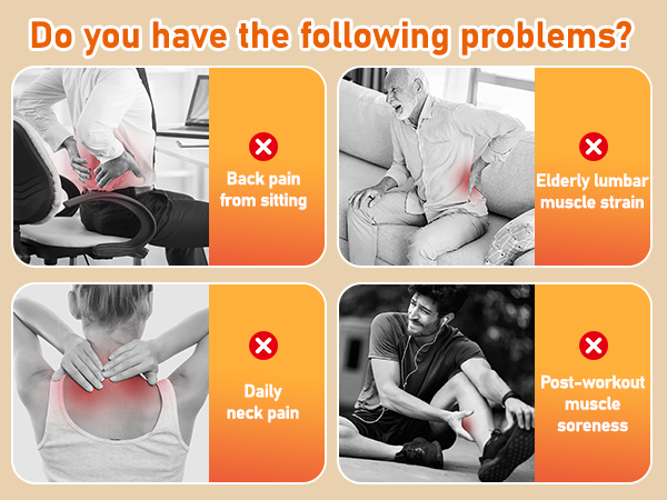 Pain types: daily neck ache, post-workout muscle soreness