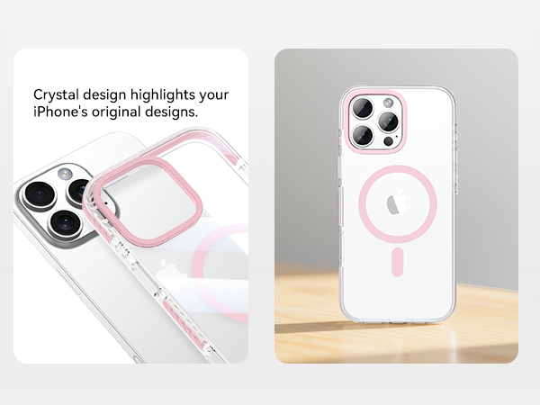 Crystal design highlights your iPhone‘s original designs.