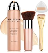 AIUEO Magic Minerals Airbrush Foundation Silk Smooth Airbrush Spray Foundation Full Coverage Airb...