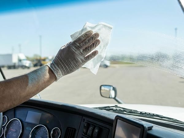 Clean the windshield
