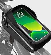 VELMIA Bike Phone Mount Bag Waterproof with or Without Touchscreen Sensor I Bike Phone Bag Front ...