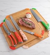 cutting board with color, cutting board with food symbol, cutting board with food icon, made in usa