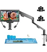 TOMLOV 3D Digital Soldering Microscope: Magnetic Dual Lens Micro Scope TM3K-3D Max For Adult, Coi...