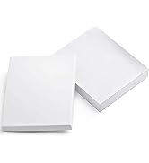 MESHA 8x5.5x1.25 Cotton Filled White Jewelry Gift Boxes, Kraft Cardboard Jewelry Boxes, Jewelry B...