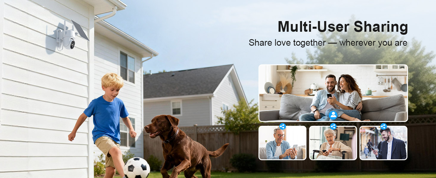 Share the house camera with your family