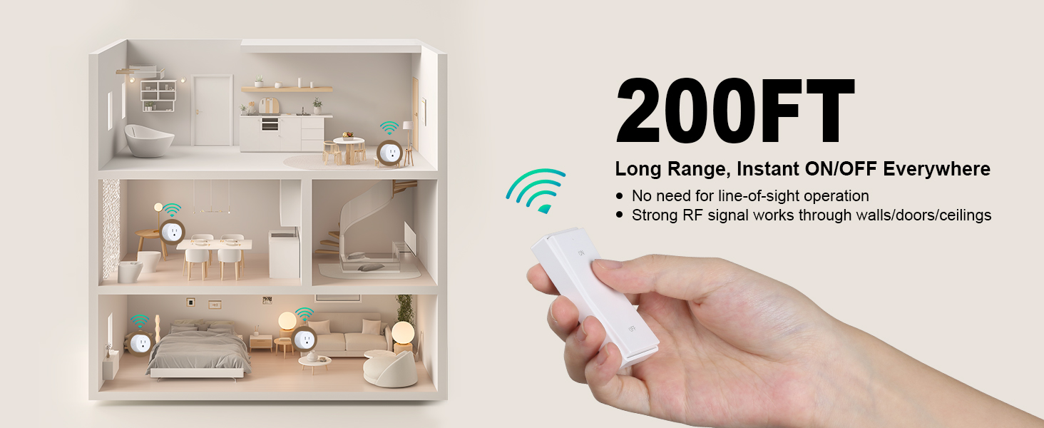 remote control outlet plug