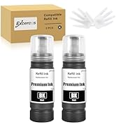 EXCERCUS Ink Refill Bottles Compatible for Ecotank ET-2760 ET-4760 ET-2750 ET-2720 ET-3760 ET-285...