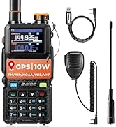 BAOFENG UV-5RM PLUS GPS Ham Radio Handheld, 10W Long Range Two Way Radio, Airband NOAA FM Multi-B...