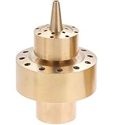 Hicello 1" Brass DN25 Fountain Nozzle Column Water Fountain Nozzle Sprinkler Spray Head for Garde...