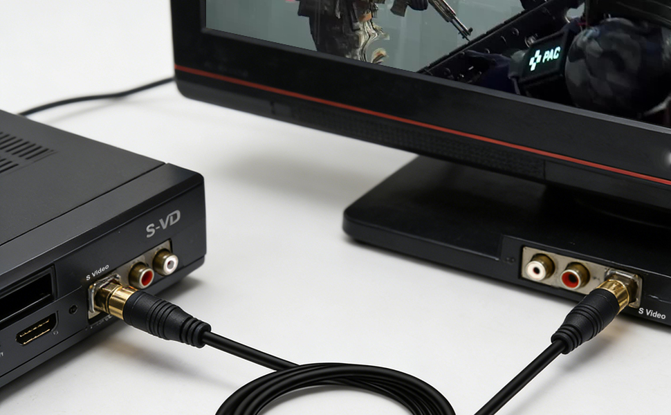S Video Cable 4 pin Connector