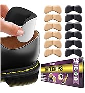 12 Pieces of Extra Soft Heel Pads, Strong Self-Adhesive Heel Cushion Heel Grips for Women and Men...