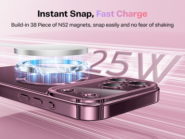 18 pro max case compatible with magsafe