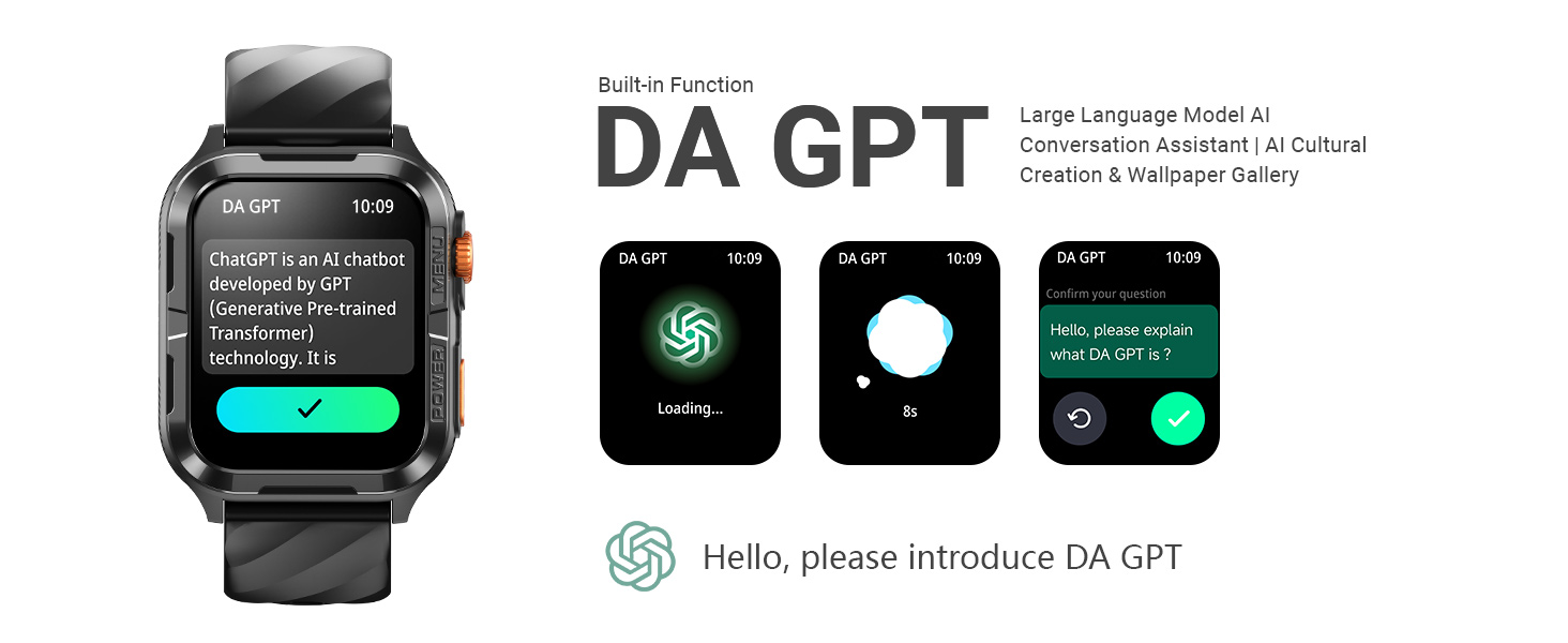 built-in ChatGPT AI voice assistant