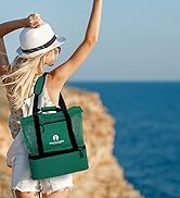 combo 2 in 1 mesh beach cooler bag