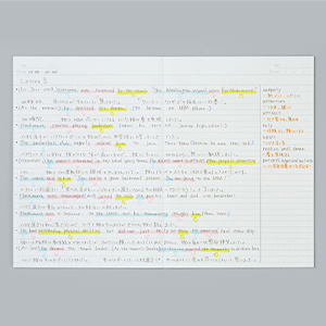 Write across the page