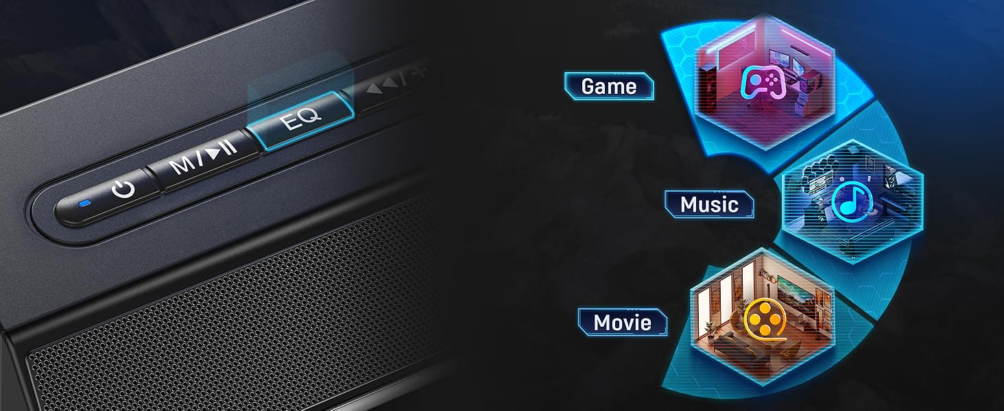 computer speakers for more eq modes