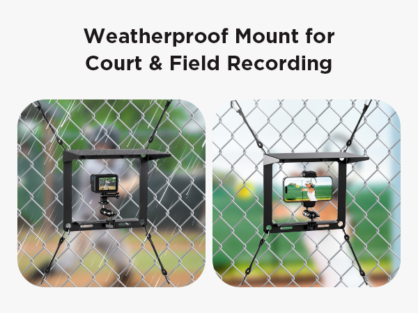 smartphone fence mount