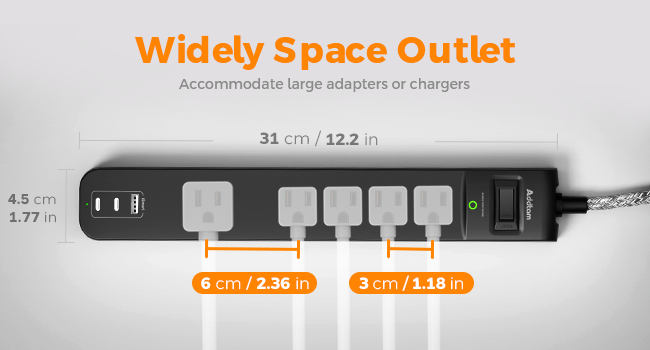 widely ac power strip