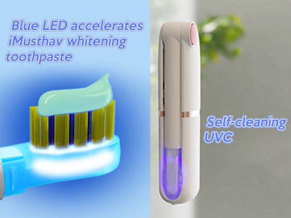 Blue LED and UVC