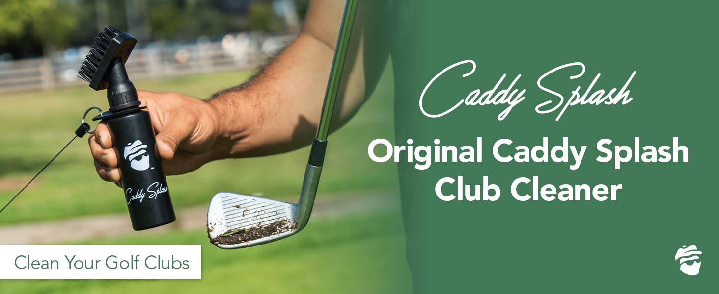Golf Brush with water to clean