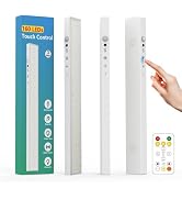 160LEDs Touch-Control Under Cabinet Lighting w/4000mAh Battery, Cordless Motion Sensor Under Coun...