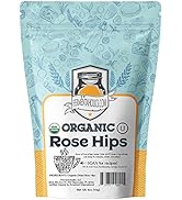 Fermentaholics USDA Certified Organic Dried Rose Hips - Perfect For Kombucha Brewing