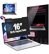Verponity Magnetic Laptop Privacy Screen 16 Inch 16:10 Display, Removable Computer Screen Privacy...
