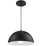 East Grove Home Dome Advantage 12in Pendant with E26 Medium Base Socket (Compatible with LED Lamp...
