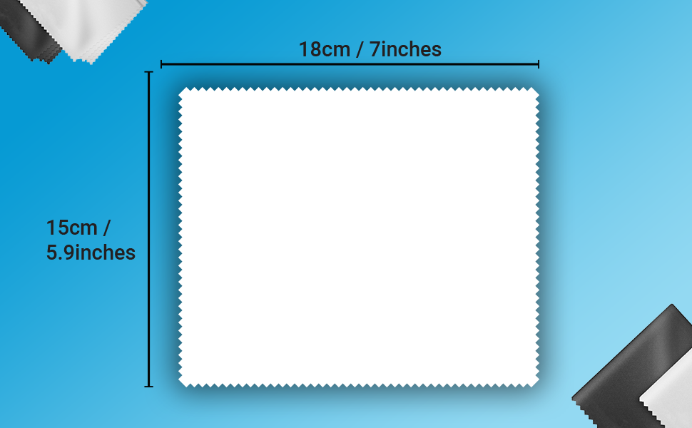 Ultra-soft microfiber cloth for scratch-free cleaning of jewelry and watch faces, Durable