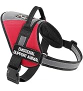 Plutus Pet Emotional Support Dog Vest, No Pull Harness with Easy Control Handle, Reflective Breat...
