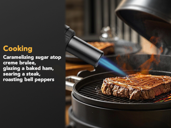 Cooking, Caramelizing sugar atop creme brulee